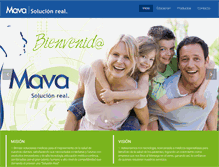 Tablet Screenshot of mava.com.mx